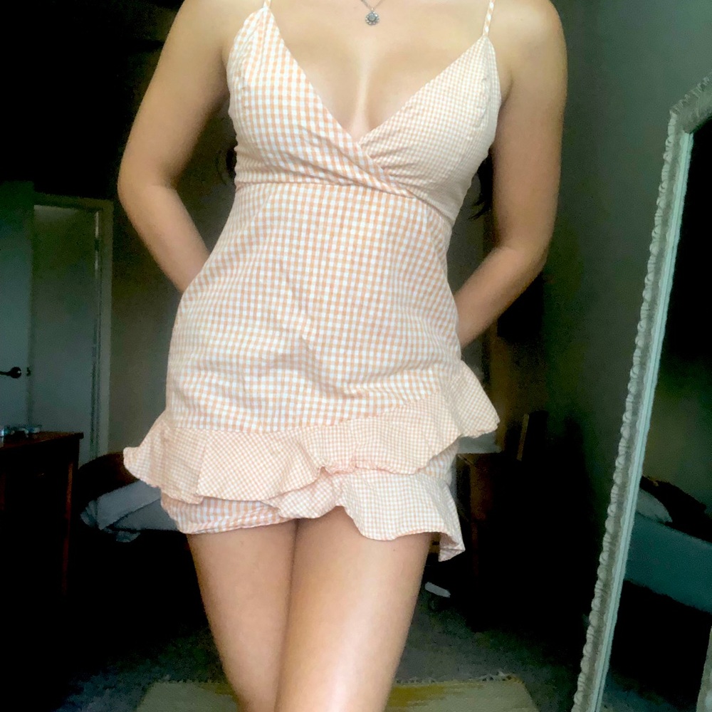 Orange Mini Sundress